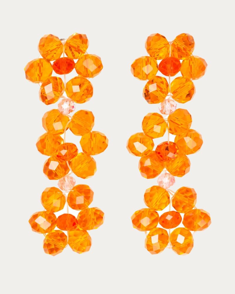Front of a size One size Tiscar Earrings in Blossom in Blossom by STINE GOYA. | dia_product_style_image_id:331541